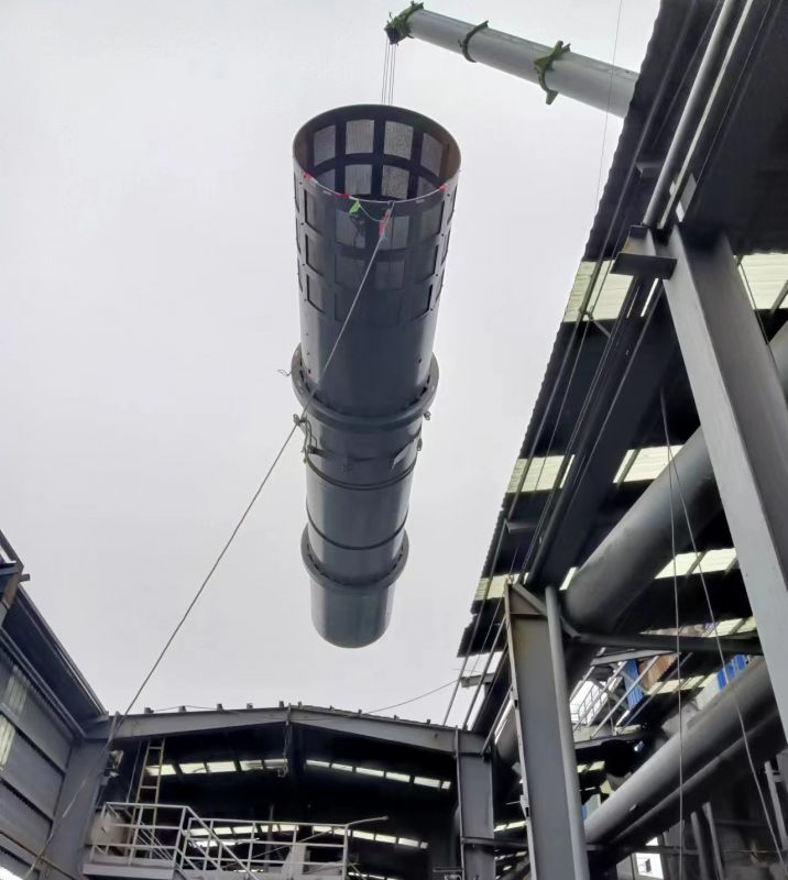 貴州磷礦石 Φ2.6×18m烘幹機安裝現場